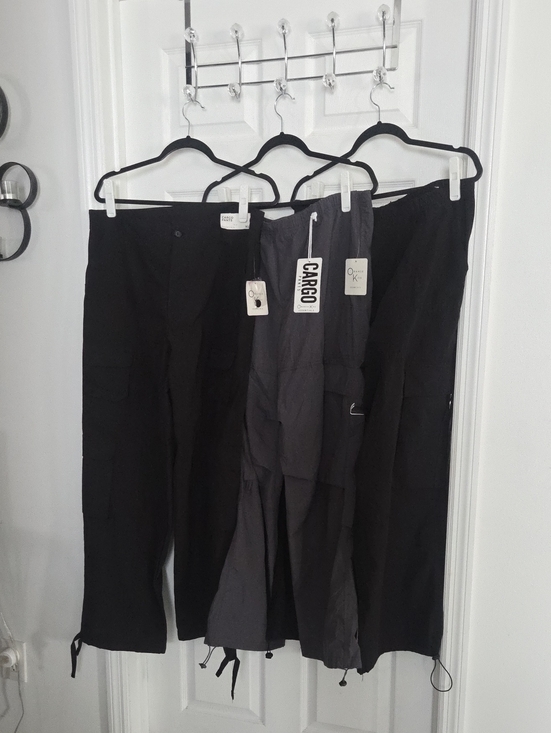 orange kiss Pants - Orange Kiss Bundle Cargo Pants 2 NWT 1 EUC